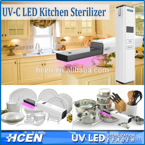 275nm uv led utensil sterilization portable uv kitchen sterilizer